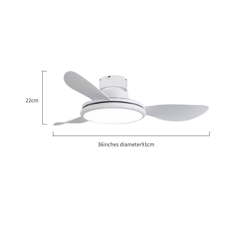 Wholesale Custom 110V-220V Electric Indoor Frequency Conversion Remote Control LED Ceiling Fan Light Distribution Ceiling Lights