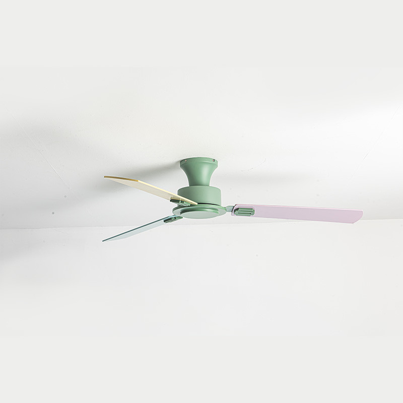 42/52/56 Inches Remote Dc Plywood Blade Fashion Design Modern Living Room Kitchen Coffee Shop Ceiling Fan No Light