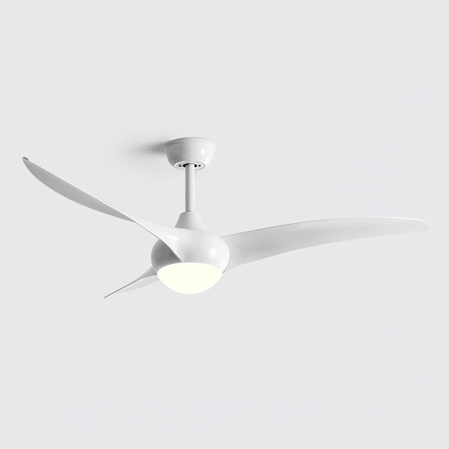 3 reversible Blades Dim mable Lighting Decken ventilator mit Licht und Fernbedienung 52 Zoll Wohnzimmer Ventil ador LED 36W Pendel leuchten
