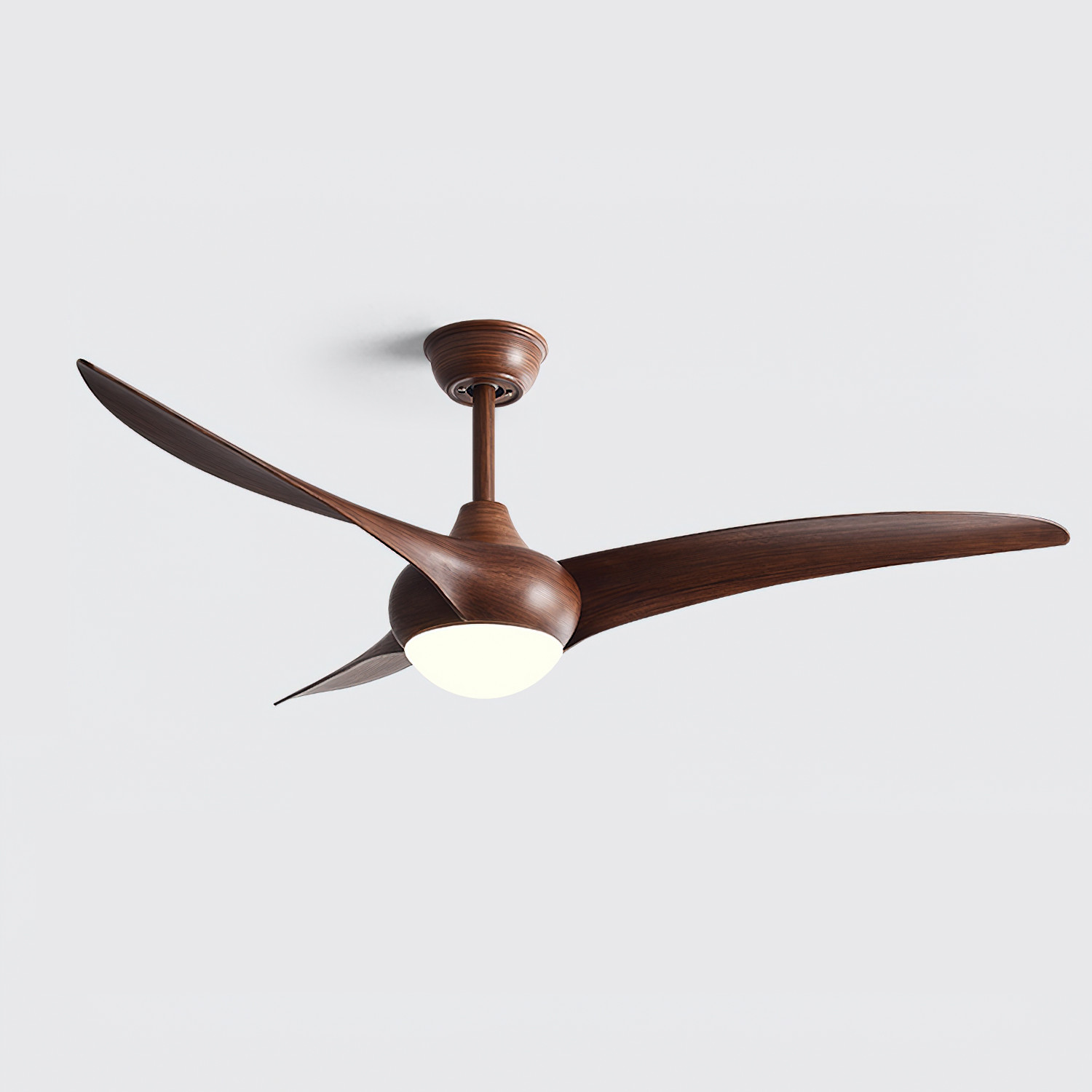 3 reversible Blades Dim mable Lighting Decken ventilator mit Licht und Fernbedienung 52 Zoll Wohnzimmer Ventil ador LED 36W Pendel leuchten