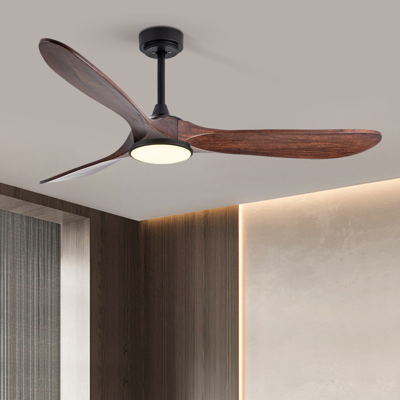 Moderne LED-Decken ventilator lampe für Zuhause zum Essen Wohnzimmer Schlafzimmer AC Motor Heißes Industrie design für Arbeits zimmer und Nachttisch