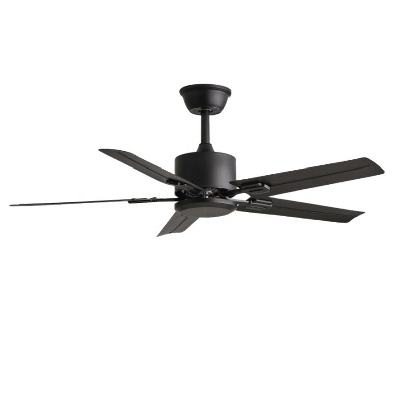 Fabrik Bestseller 42 Zoll 52 Zoll DC Big Fan Black Metal 3 Flügel Decken ventilator ohne Lichter