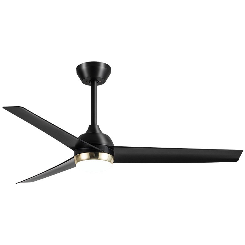 52-Zoll-Deckenventilator mit Licht und elektrischem Decken ventilator mit drei Wind geschwindigkeiten und leisem Kupfer motor Drei ABS-Flügel