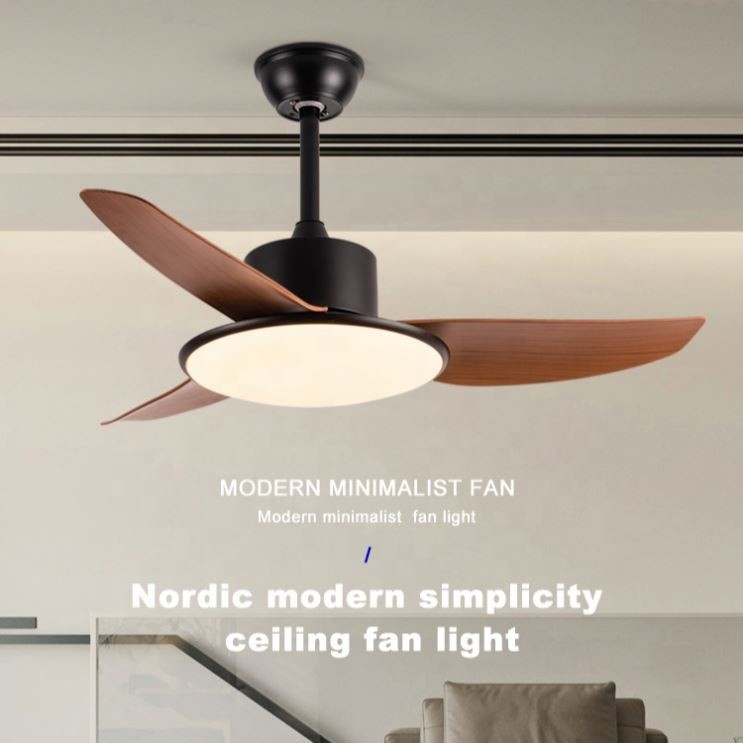 Moderner Dimm-Badezimmer-Fernbedienung ventilator 70-W-Deckenventilator mit LED-Licht