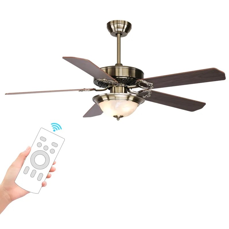 HFBH Model 281 52 Inch Classic American Design Bronze Color 110V 220V Fan Light