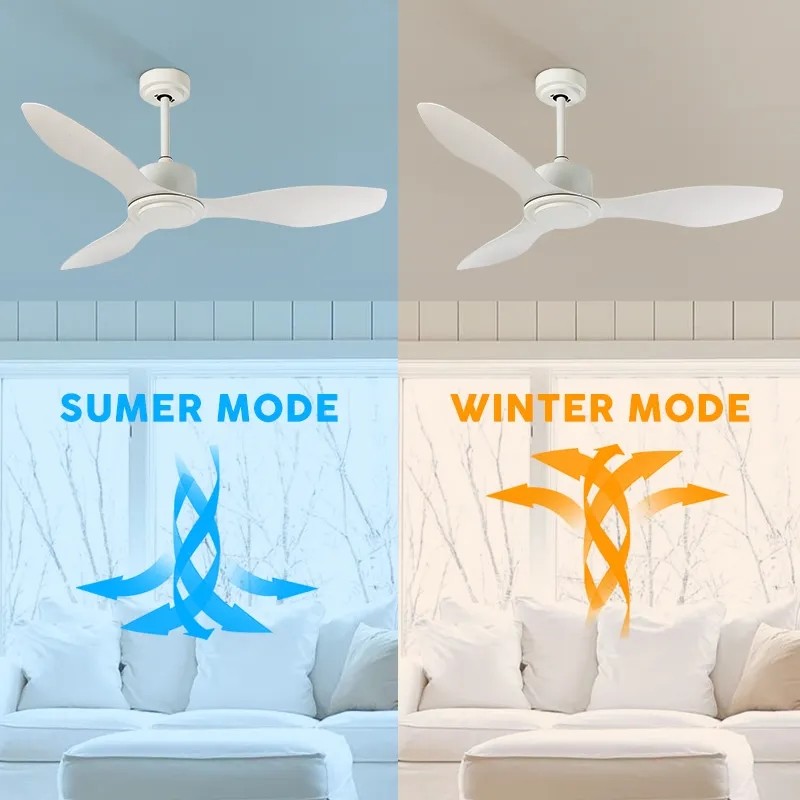 Domestic ABS Fan 3 Blades 42 Inches Remote Control Frequency Conversion Ceiling Fan