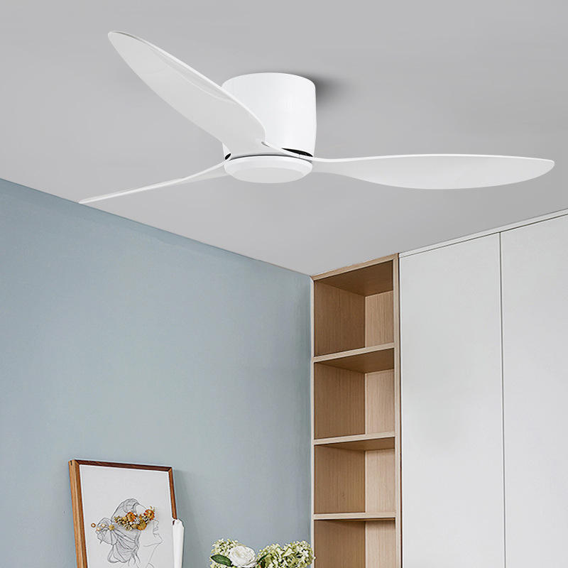 HFBH Ceiling Fan with Lightwhite 36 Inches Dc Motor Low Profile Ceiling Fan with Remote Control