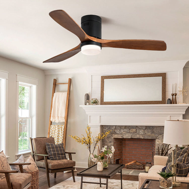 American Style Vintage Decorative Fan Ceiling 220v Winding Powered Ceiling Fan With Light