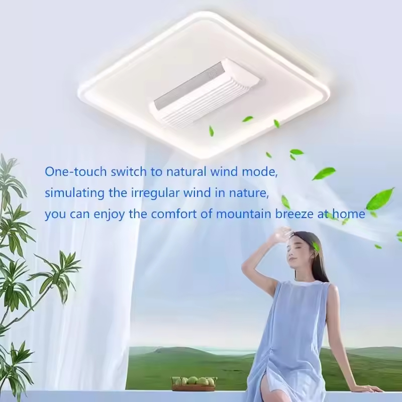 Modern Luxury Decorate Room or Hotel Ceiling Fan Light Recessed Smart LED Ceiling Fan Lamp With Remote Control