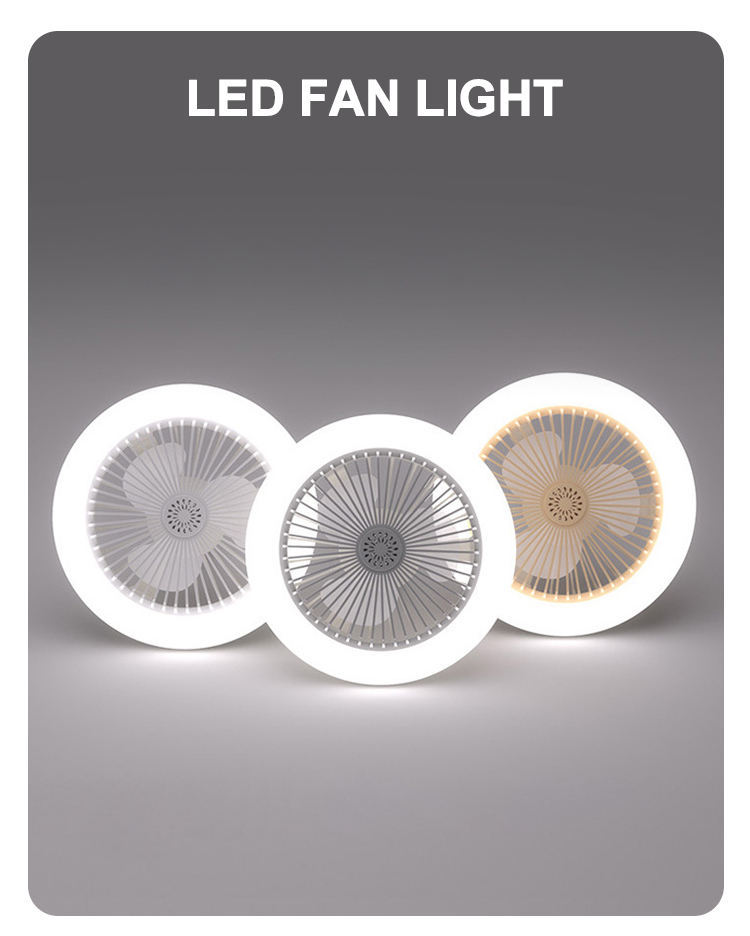 New Star Shape Lighting Ceiling Fans With Lights Remote Control Romantic Invisible Ceiling Fan With Led Lights