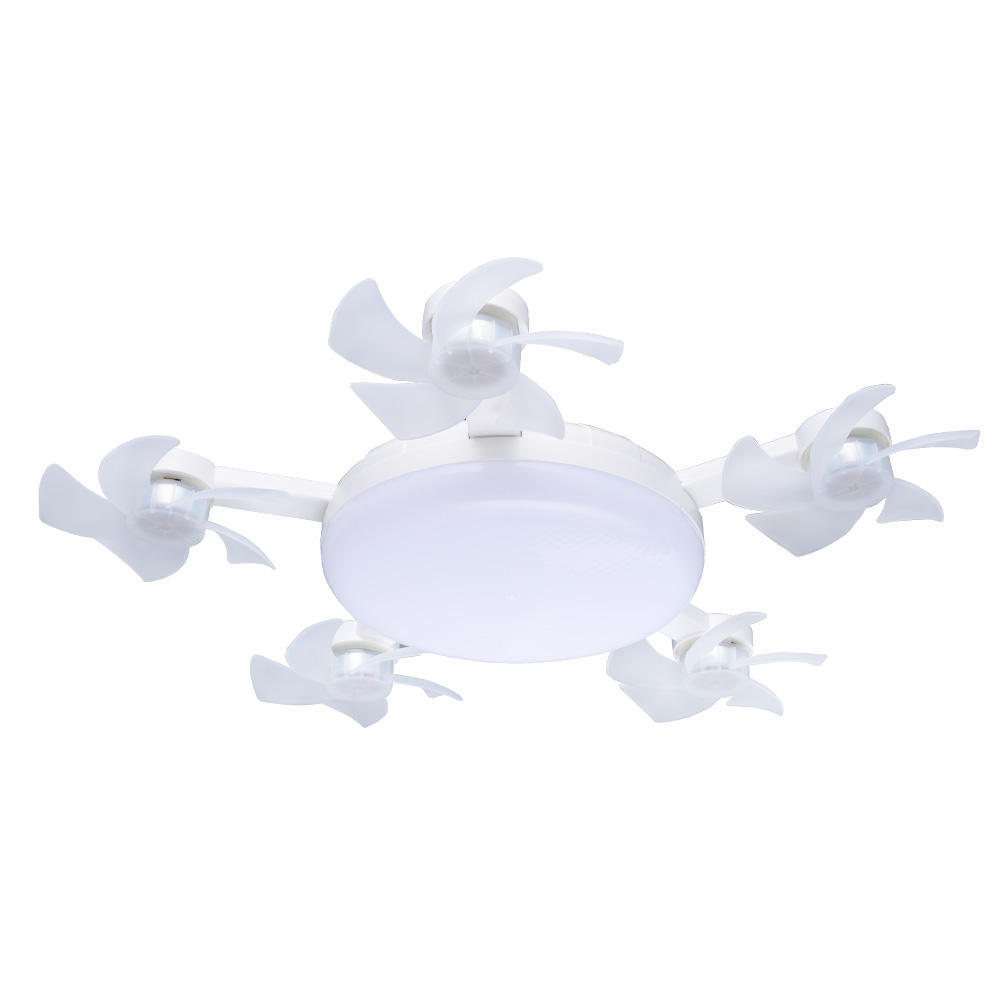4 Heads Fan LED Light Drone-Shaped Remote Control Indoor Bedroom AC 85-265V Ceiling Fan Lamp