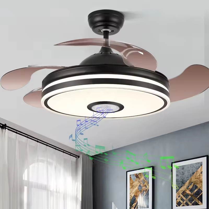Adopter Fan with Light Household Looking Bedroom Ceiling Fan with Light Led and Remote Control Ceiling Fan with Light for Home