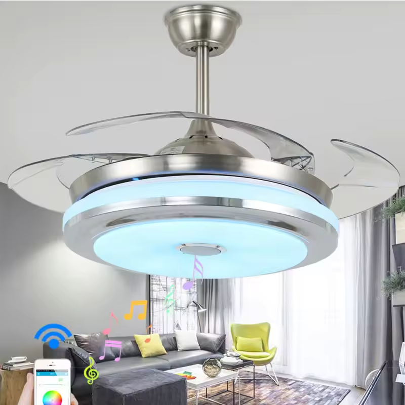 Diameter 42 inch/ 1050MM Chandelier Fan Lights with 110-240V Input Voltage