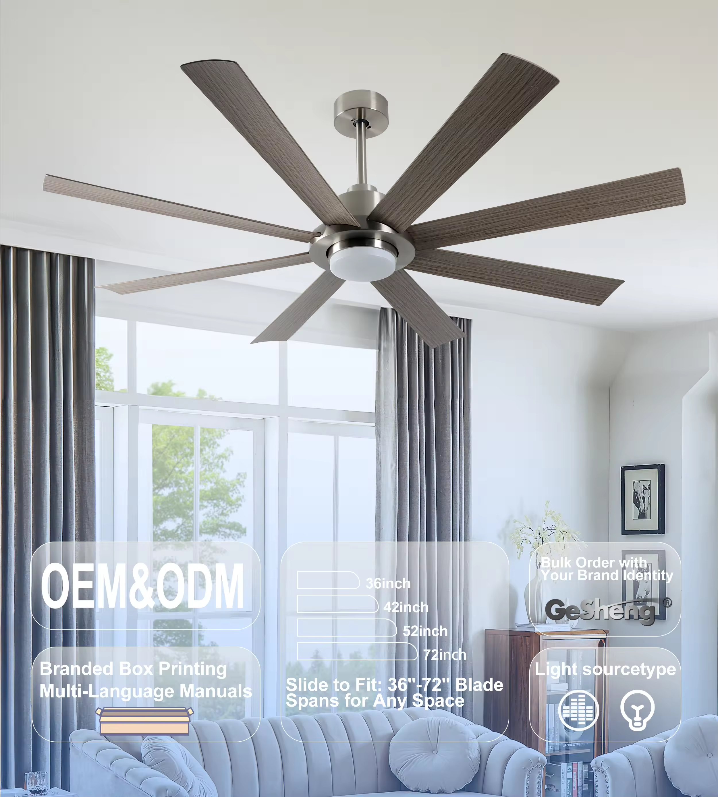 Ceiling Mount Industrial Outdoor Ceiling Fans The Ultimate Solution for Industrial Modern Spaces