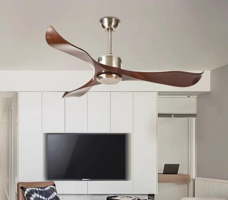 3 Blade LED Light Ceiling Fan with Remote Control Waterproof Outdoor Design for Hotels Budget-Friendly