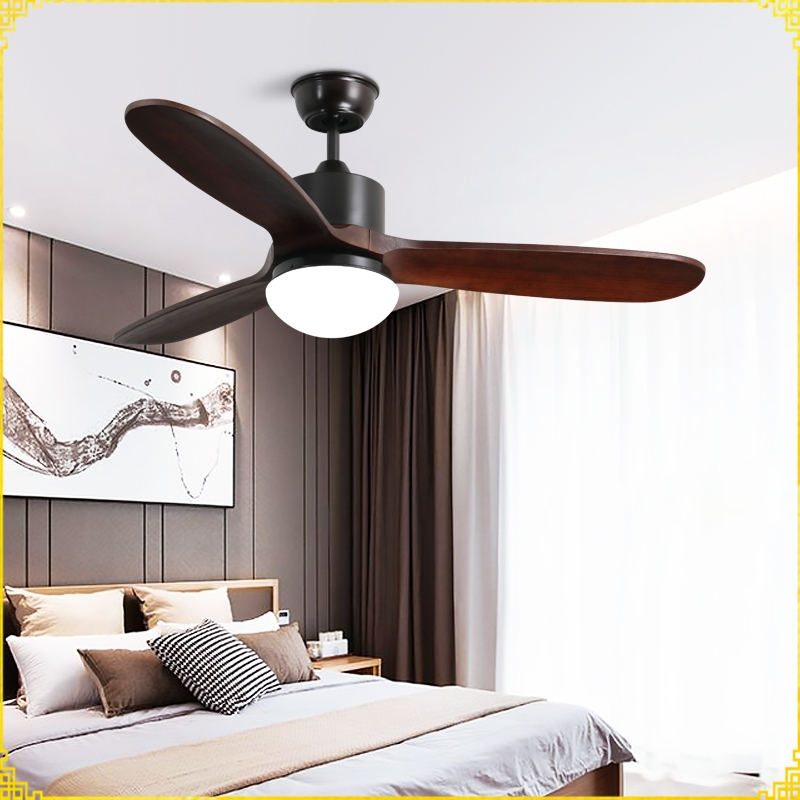 Modern Energy Saving Indoor Fan Lamp Decoration Plywood Blades Remote Control 48inch Modern Led Ceiling Fans