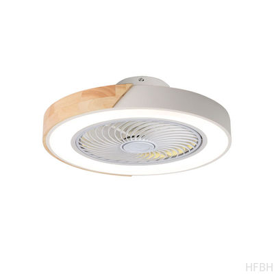 Ventilateur de Teto décoratif à distance acrylique moderne à LED