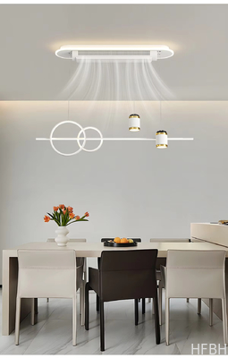 Ceiling Fan with Light Remote Control for Bedroom Livingroom Dining Eye Protection Silent Fans Lights