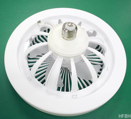 Modern 30W Dimmable LED Ceiling Fan Light with E27 Socket Adjustable Wind Speed for Bedroom