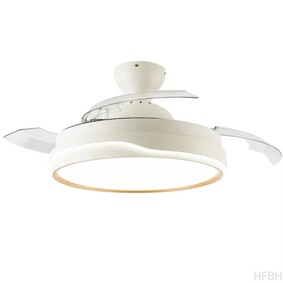 Factory wholesale  source factory  Multifunctional Iron+ABS+Acrylic Environment-friendly 18W Ceiling Fan Light