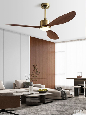 Factory 52 Inch Nordic 6-speed Ceiling Fan With Light Remote Control for Bedroom and Living Room Electric Fan