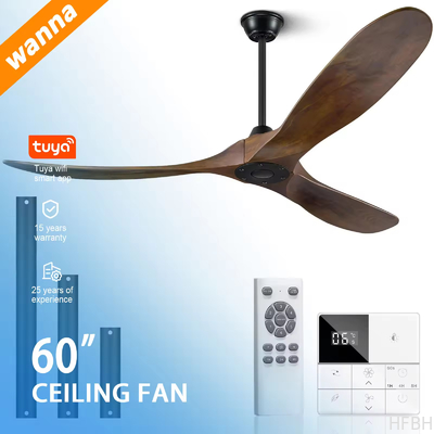 60-inch Tuya Smart Ceiling Fan Light - Alexa/Google Home Compatible APP Controlled Ceiling Fan Lamp